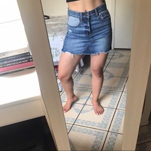 Denim skirt